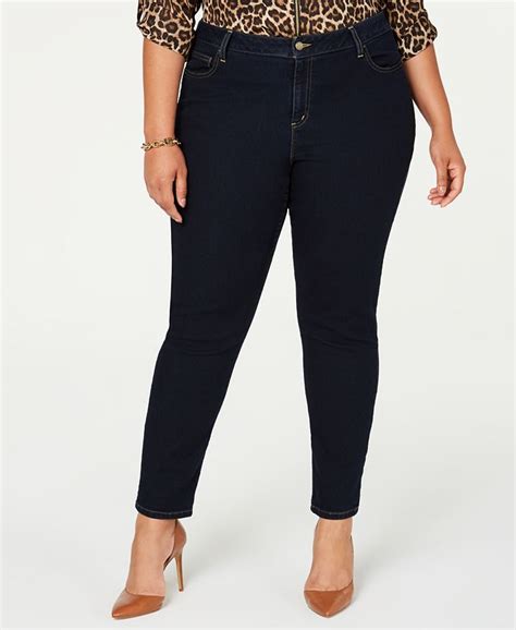 michael kors plus size jeans|MICHAEL Michael Kors Plus Size High.